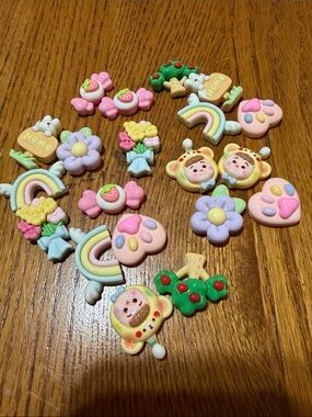 20 Pc Kawaii  Rainbow & Animal Resin charms
